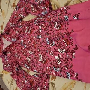 Lilly Pink Floral Womens Dress